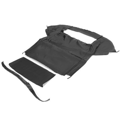 Solid Spare Black Soft Top with Plastic Window FOR 1983-90 1993 Ford Mustang Convertible 2DR