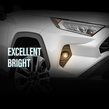 Fit 2014-2018 Toyota 4Runner/2016-2019 RAV4 Front Halogen Fog Lights Lamps Pair