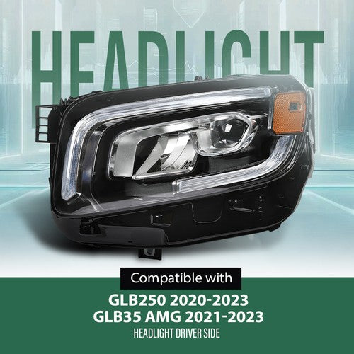 Solid Spare LED Headlight Fit For 2020-2023 Mercedes Benz GLB250 GLB35 AMG W247 Left & Right