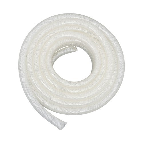Solid Spare 1" ID × 1-19/64" OD 50ft Clear Braided Hose High Pressure Flexible Reinforce PVC