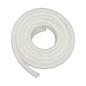 Solid Spare 1" ID × 1-19/64" OD 50ft Clear Braided Hose High Pressure Flexible Reinforce PVC