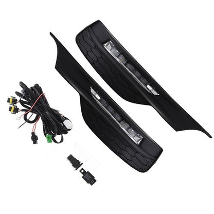 Solid Spare Daytime Running Lights For 16-17 Honda Accord Sedan with Bezel Switch RH+LH