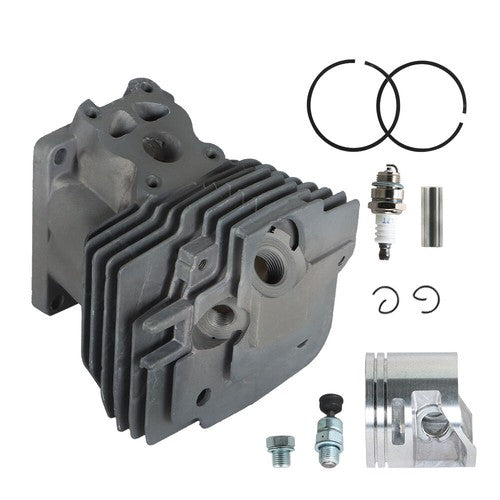 Solid Spare 52mm Big Bore Cylinder Piston Kit For MS441 MS441C Chainsaw Spark Plug