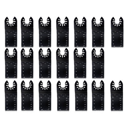 Solid Spare 20 Pcs 35-89mm Oscillating Saw Blades Fits For Precision Wood and Plastic