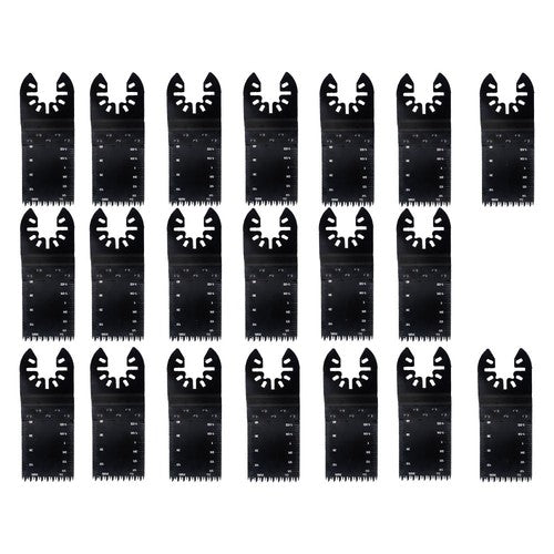 Solid Spare 20 Pcs 35-89mm Oscillating Saw Blades Fits For Precision Wood and Plastic