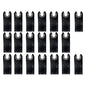 Solid Spare 20 Pcs 35-89mm Oscillating Saw Blades Fits For Precision Wood and Plastic
