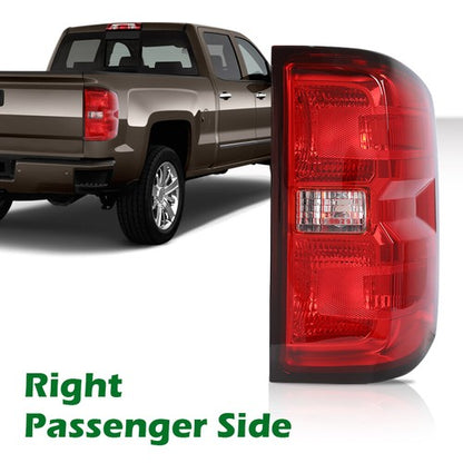 Solid Spare Fit For 14-19 Chevy Silverado Rear Tail Light Brake Lamp Right Passenger Side