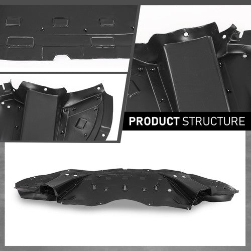 Solid Spare Front Engine Splash Shield Under Cover Fit For 2015-2023 Dodge Charger RWD