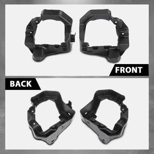 Solid Spare Front Bumper Fog Light Brackets Fit For 2014-2017 Lexus CT200h Left+Right Side