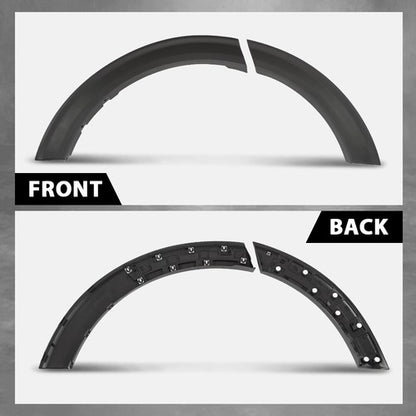 Solid Spare Fit For 2020 2021 2022 Ford Explorer Driver & Passenger Side Rear Fender Flares