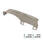 Solid Spare Fit For 99-06 Silverado Sierra TPE Dash Cap Cover Dashboard Overlay Light Gray