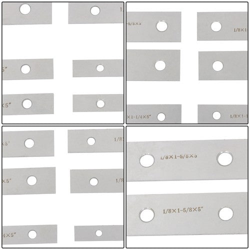 Solid Spare 1 Pair Of 1-2-3 Blocks AND 1/8 X 5" 10 Pair Of Precision Parallel Set