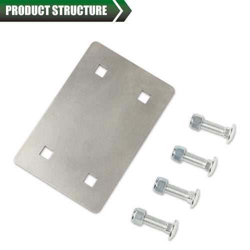Solid Spare Fit For Saltdogg Snowex Western Spreader Vibrator Mount Plate With 1-1/2 Bolts