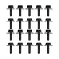 Solid Spare Universal Car Body Bolts- M6-1.0 x 16mm Long- 17mm Washer- 10mm Hex- 20pcs