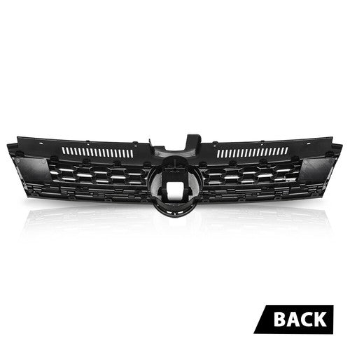 Solid Spare Front Hood Mesh Grille w/ Red Trim Fit For 2017-2019 VW Golf MK7 7.5 GTI Style