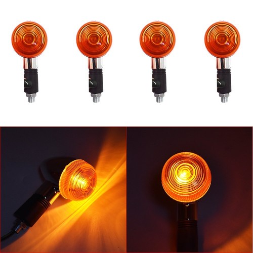Solid Spare 4X Motorcycle LED Turn Signal Blinker Indicator Lights For Honda Suzuki Yamaha