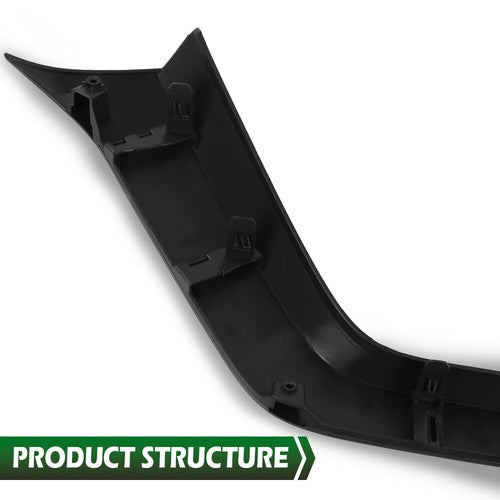 Solid Spare Fit For 17-20 Nissan Rogue Front Bumper Grille Black Trim Molding NI1044114