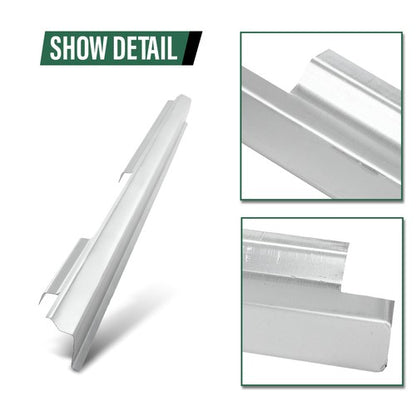 Solid Spare Fit For 2002-2007 Jeep Liberty 4 Door Slip-on Outer Rocker Panels Left+Right