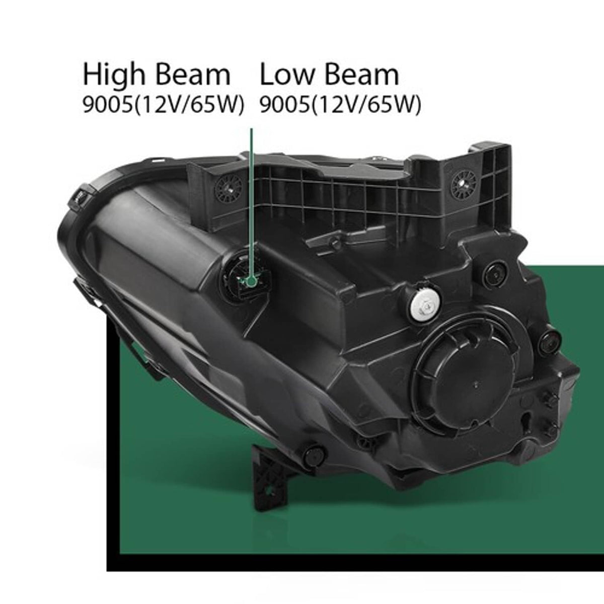 Solid Spare Fit For 2020 2021 2022 Kia Soul EX Model Halogen Projector Headlight Right Side