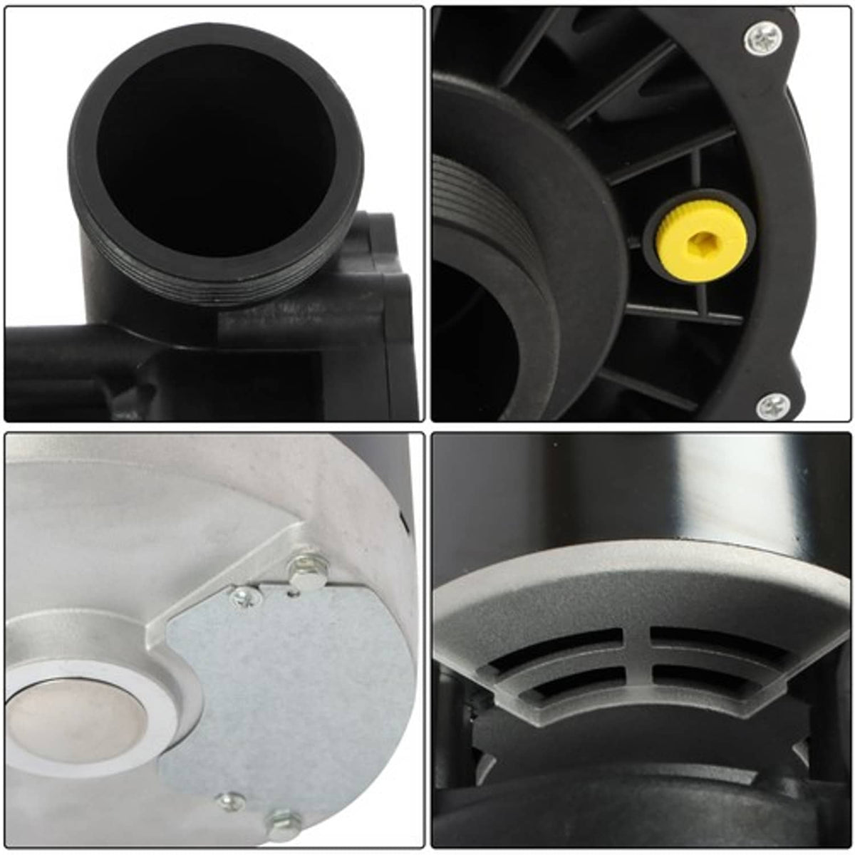 Solid Spare Spa & Hot Tub Pump Repair Parts 3721221-1D 230 V 2-Speed 3 HP Spa Pump