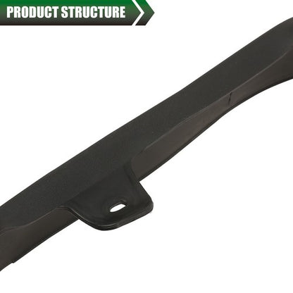 Solid Spare Fit For 16-21 Chevrolet Malibu Front Bumper Grille Lower Air Deflector Black