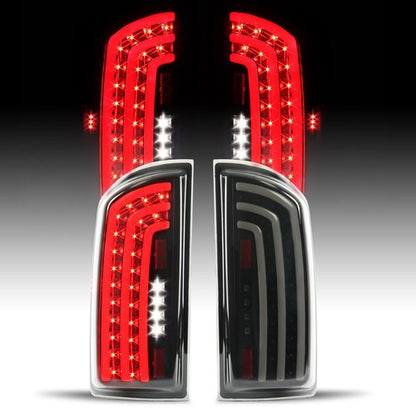 Solid Spare For 2007-2008 Dodge Ram 1500 2007-2009 Ram 2500/3500 Smoked LED Tail Lights Lamp
