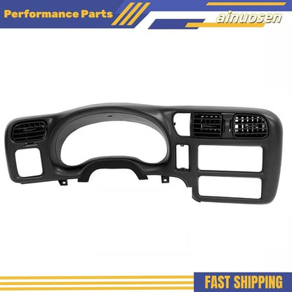 Solid Spare Black Dash Trim Bezel Fit For 1998-2004 Blazer Jimmy Sonoma S10 Bravada New