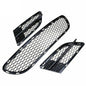 Solid Spare Front Lower Bumper Grille Fit For BMW 3 Series E90 325i 328i 09-2012 Black Mesh