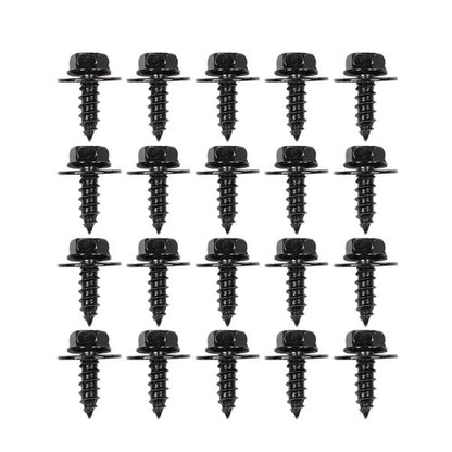 Solid Spare Fit For Toyota Firewall & Splash Shield Screws M6.3 x 20mm Long- 10mm Hex 20pcs