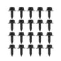 Solid Spare Fit For Toyota Firewall & Splash Shield Screws M6.3 x 20mm Long- 10mm Hex 20pcs
