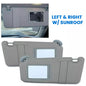 Solid Spare For Toyota Camry 2007-2011 Gray Car Sun Visor Pair Left & Right Side W/ Sunroof