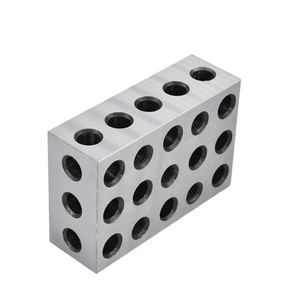 Solid Spare .0002" Machinist Precision 2-4-6 Blocks 23 Holes 1 Matched Pair 246 Jig