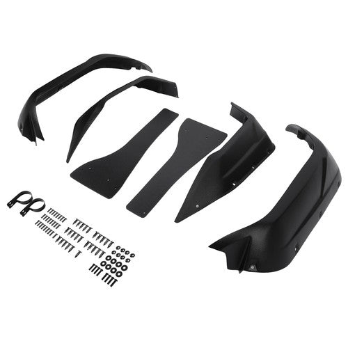 Solid Spare Fit YAMAHA VIKING VI 2014 2015-2023 PE Black Extended Fender Flares W/ Hardware