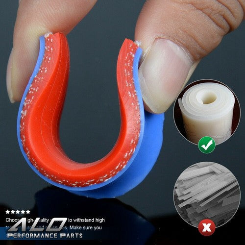 Solid Spare Fit For 13mm 135 Degree Hose Turbo Red Silicone Elbow Coupler Pipe Hose