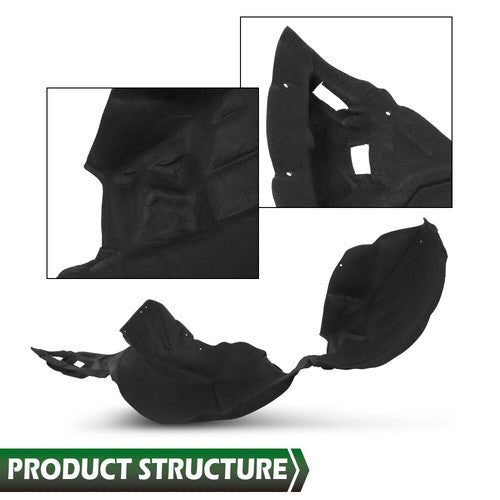 Solid Spare Fit For 2019-2023 Chevrolet Malibu Front Left+Right Fender Liner Splash Shield