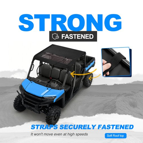 Solid Spare Soft Roof Top For Polaris Ranger Crew 1000/900/570/Crew XP/PRO XD 4000 15-26 UTV