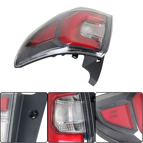 Solid Spare Red Left Driver Side Brake Lamp Tail Light Fit For GMC Acadia 2013-2016 Chrome