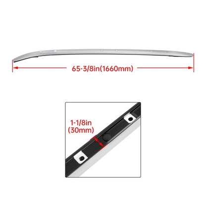 Solid Spare 2Pcs White Roof Rack Side Rail Set For Mazda CX-5 CX5 2017-2024 Luggage Carrier