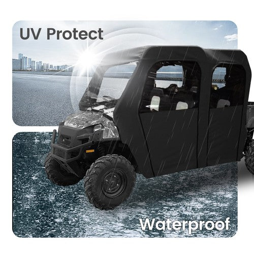 Solid Spare Full Soft Door Cab Enclosure For Polaris Ranger 800 fullsize Crew Modlels 10-14