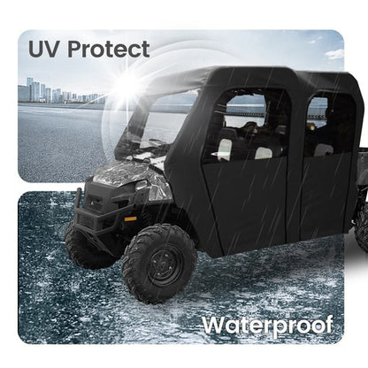 Solid Spare Full Soft Door Cab Enclosure For Polaris Ranger 800 fullsize Crew Modlels 10-14