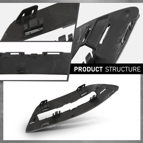 Solid Spare Fit For 2012-2014 Mercedes Benz C-Class Daytime Running Light Insert Bezel Set