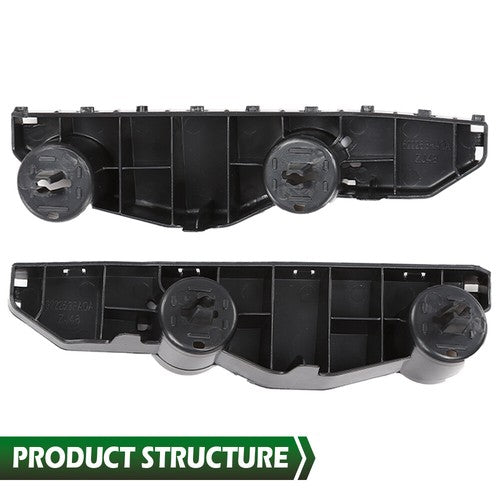 Solid Spare Fit For 13-15 Nissan Sentra Front Bumper Brackets Left+Right Pair Set