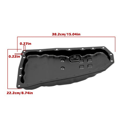 Solid Spare Transmission Oil Pan 31390-1XF0B Fit For Nissan Altima L4 2.5L Sedan Coupe