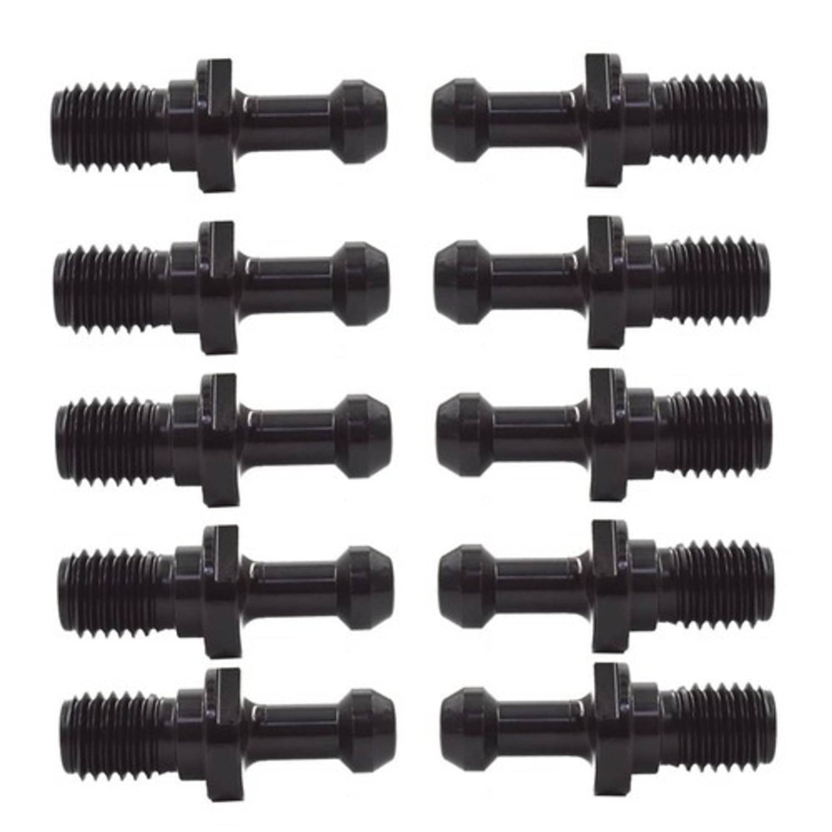 Solid Spare CAT40 45° 0.589" 10Pcs Pull Stud Retention Knob For HAAS TOSHIBA