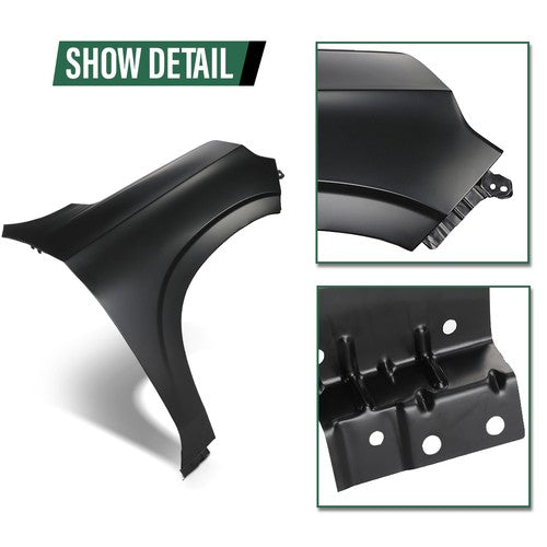 Solid Spare Front Fender Passenger Side 84384211 Fit For 2021-2024 Chevrolet Suburban Tahoe