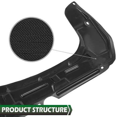 Solid Spare Front Engine Splash Shield Under Cover Fit For 2007-2012 Nissan Versa NI1228132