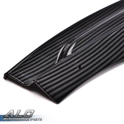 Solid Spare Fit For 14-16 Lexus IS250 IS350 IS300 F-Sport Front Bumper Lip Carbon Look