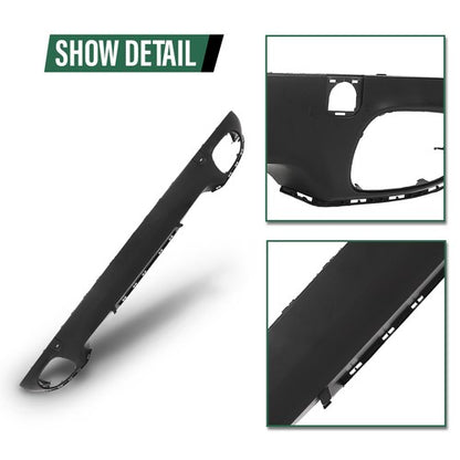 Solid Spare Fit For 2008 2009 2010 Porsche Cayenne 957 Rear Bumper Lower Valance Spoiler