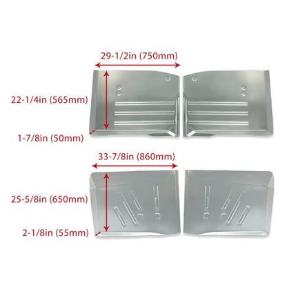Solid Spare Front & Rear Floor Pans For 1955 1956 1957 Chevy Chevrolet All Models