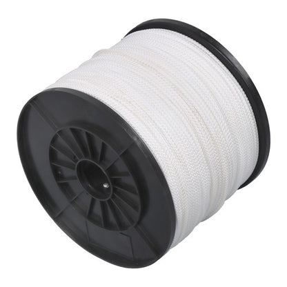 Solid Spare 1/8 Inch 1000FT Multipurpose Polypropylene Rope 350 Pound Tensile Strength White